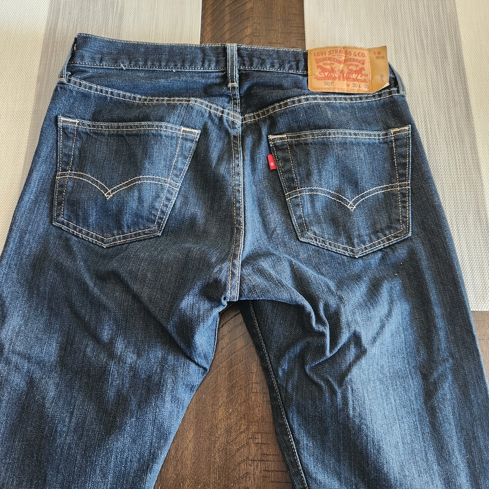 Levi's Men's Dark Blue Straight Jeans
